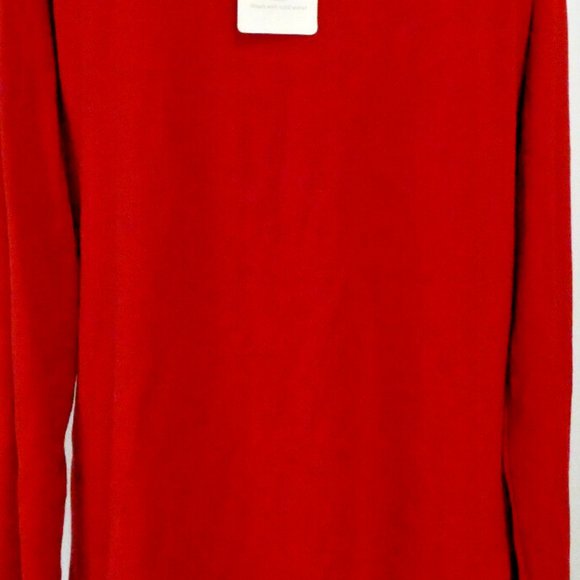 Christmas Red Blouse Niashot Long Sleeve Women Size 2XL Holiday Party Office NWT - Picture 3 of 11